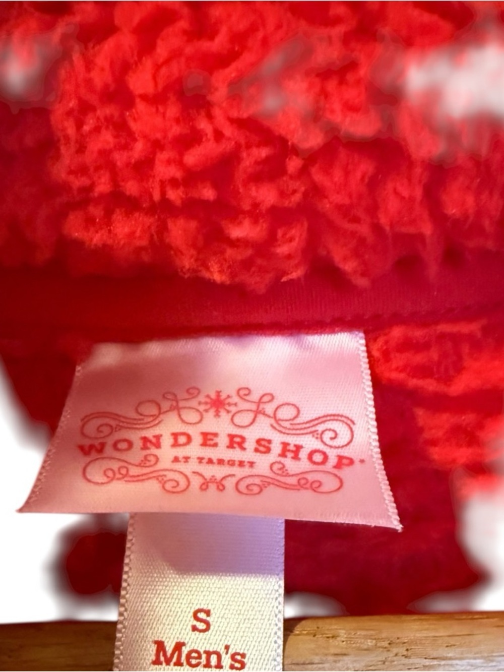 Wondershop Red Sherpa Half-Zip Pullover - Picture 2 of 8